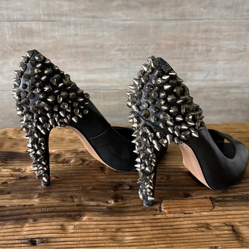 Sam Edelman Black Studded Heels